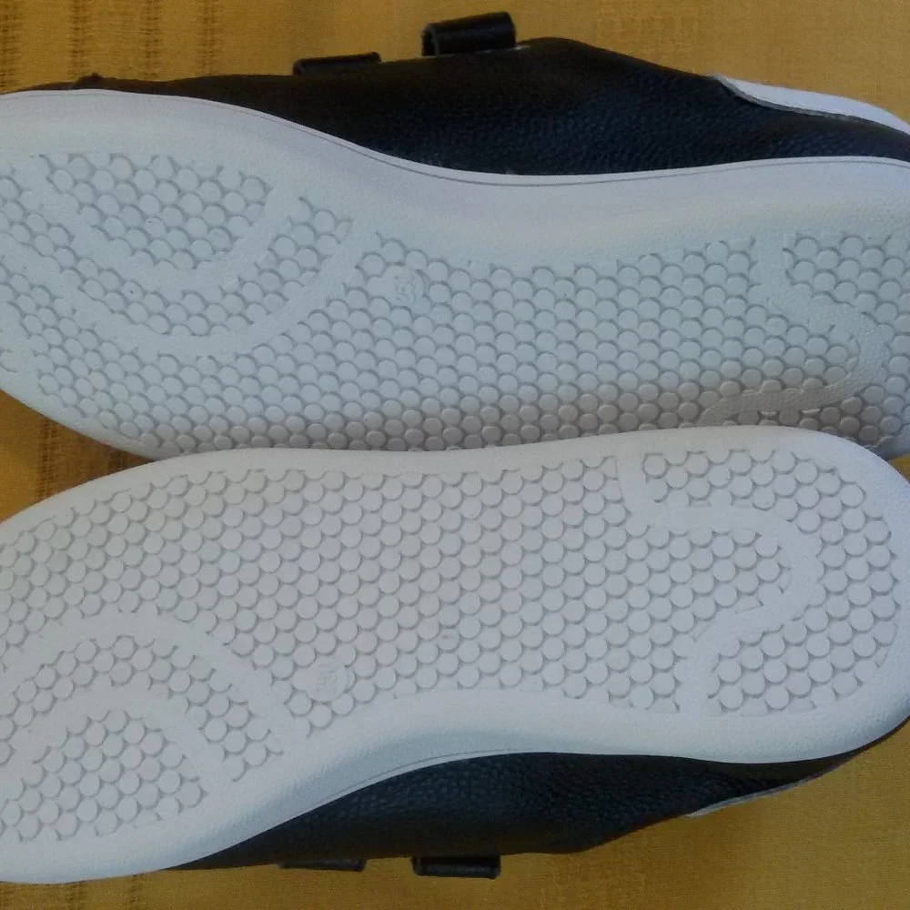 Black White Sneakers Sz 40 Eur (fits more like 39) NEW! - Picture 5 of 8